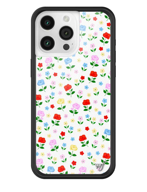 Wildflower iPhone case 15 Pro Max Prairie Floral Flowers Red Cute