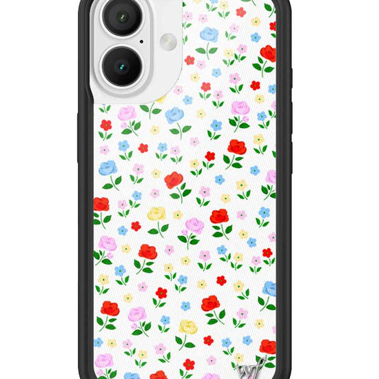 Wildflower iPhone case 16 Prairie Floral Flowers Red Cute