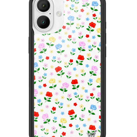 Wildflower iPhone case 16 Plus Prairie Floral Flowers Red Cute