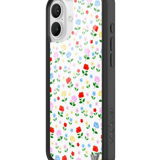 Wildflower iPhone case 16 Plus Prairie Floral Flowers Red Cute