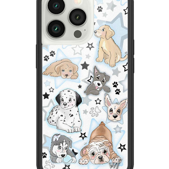 Wildflower Puppy Party iPhone 13 Pro Case