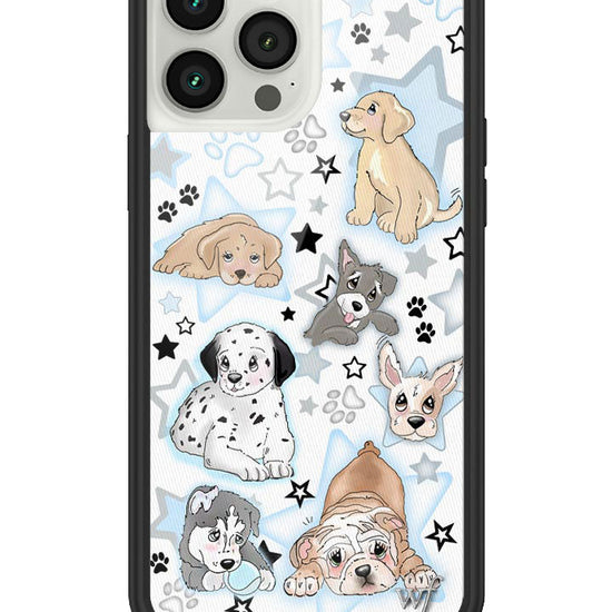 Wildflower Puppy Party iPhone 13 Pro Max Case