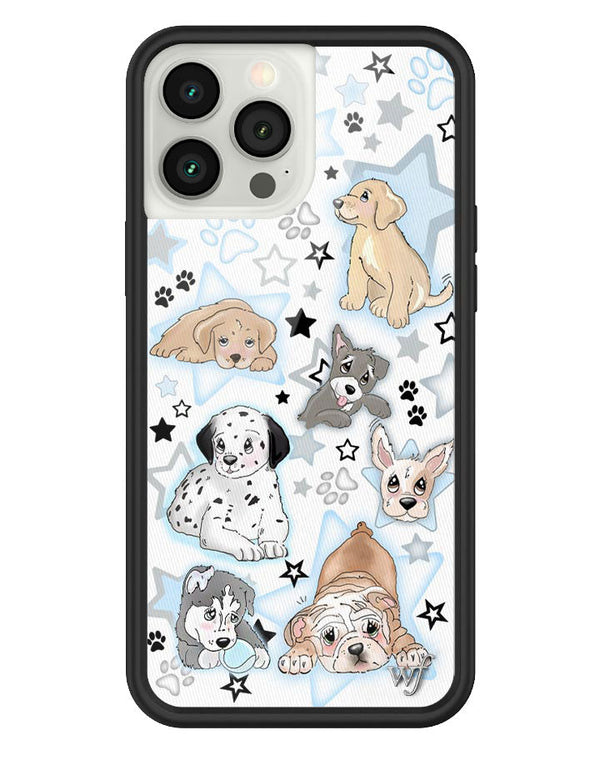 Wildflower Puppy Party iPhone 13 Pro Max Case