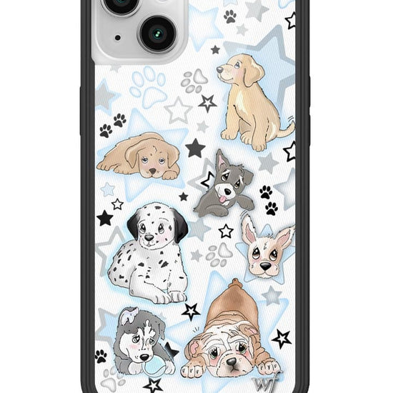 Wildflower Puppy Party iPhone 14 Plus Case