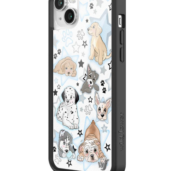 Wildflower Puppy Party iPhone 14 Plus Case