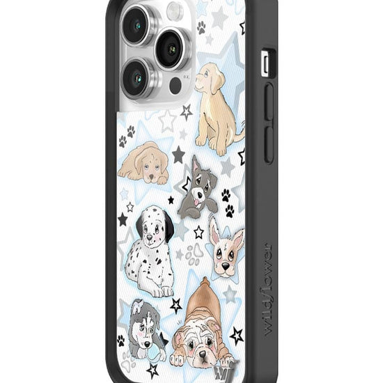 Wildflower Puppy Party iPhone 14 Pro Case