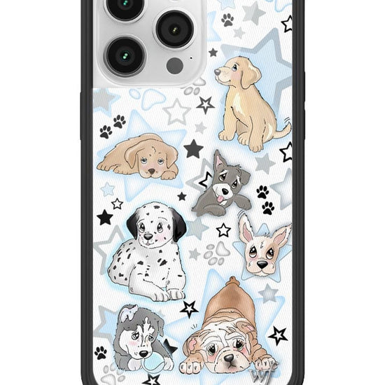 Wildflower Puppy Party iPhone 14 Pro Max Case