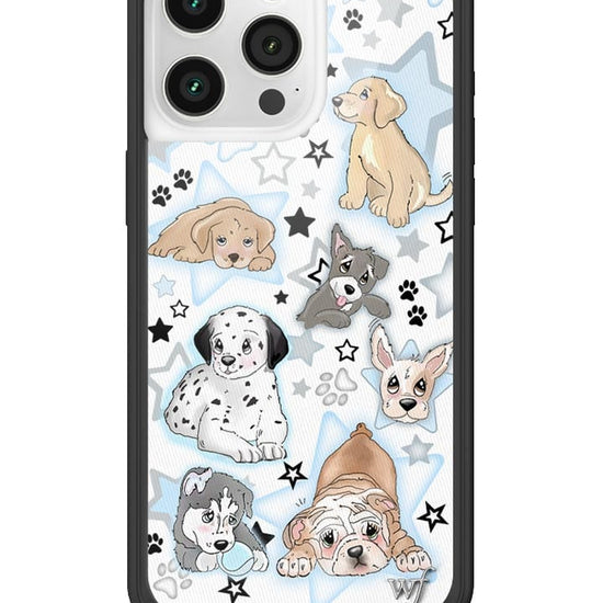 Wildflower Puppy Party iPhone 15 Pro Max Case