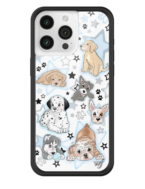 Wildflower Puppy Party iPhone 15 Pro Max Case