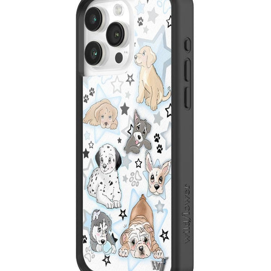 Wildflower Puppy Party iPhone 15 Pro Max Case