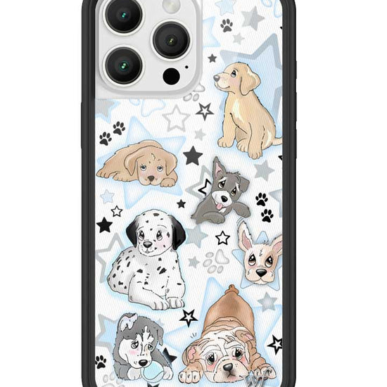 Wildflower Puppy Party iPhone 16 Pro Max Case