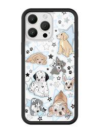 Wildflower Puppy Party iPhone 16 Pro Max Case