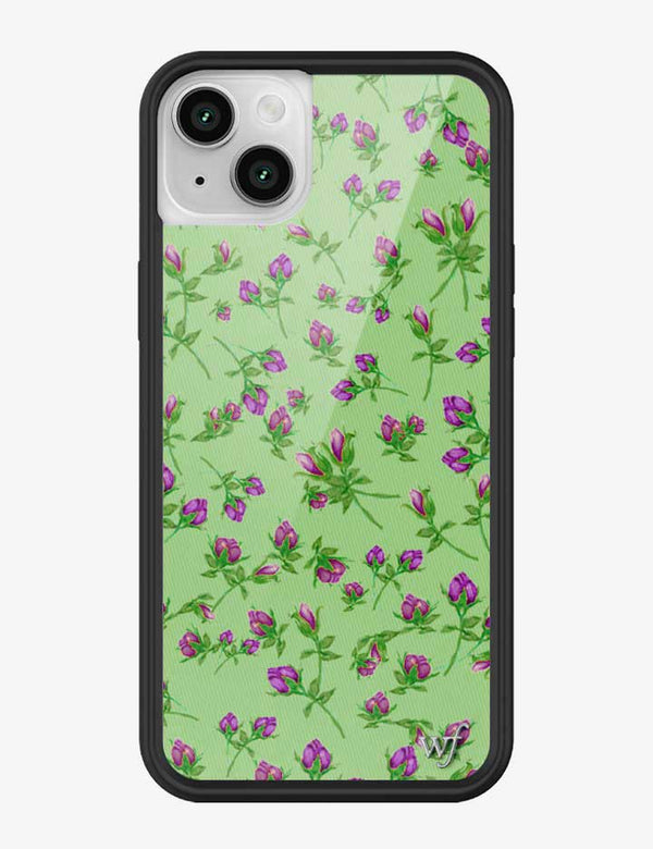 Wildflower iPhone case 13 Purple Posie Rosie Cute Green