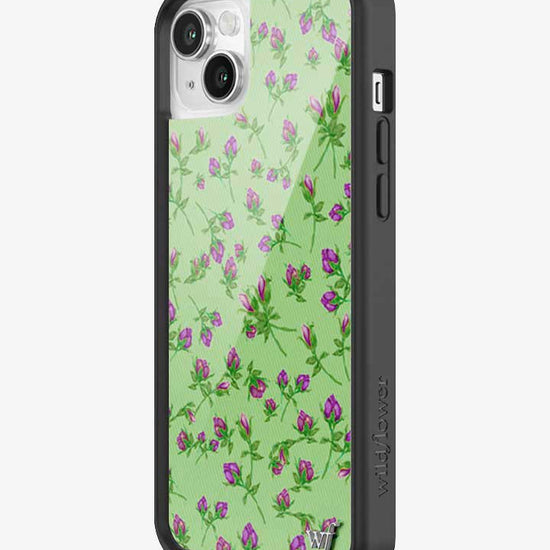 Wildflower iPhone case 13 Purple Posie Rosie Cute Green