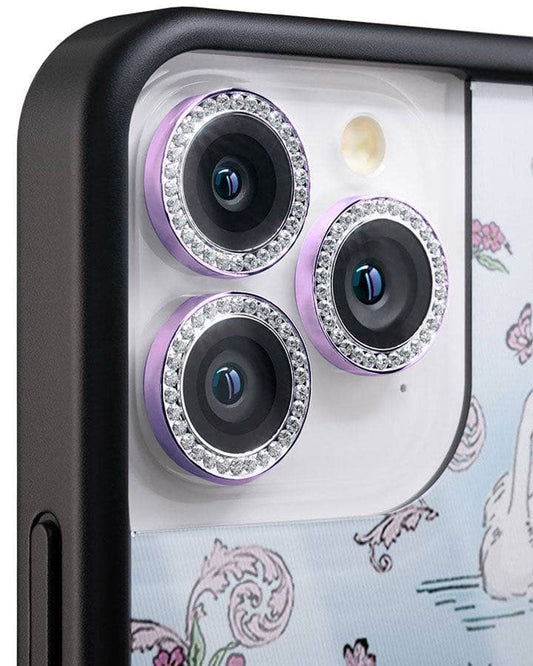 wildflower camera bling purple iphone 15 pro and 15 pro max