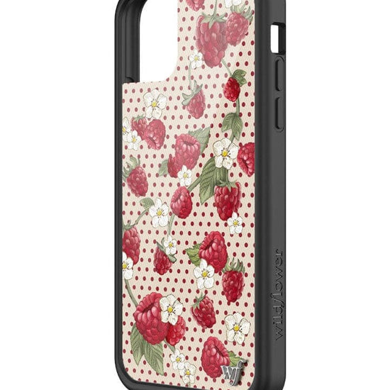 Wildflower Raspberry Polka Dot iPhone 11 Case