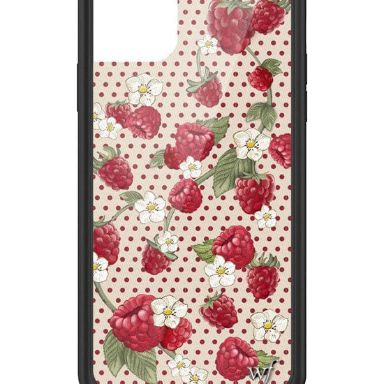 Wildflower Raspberry Polka Dot iPhone 11 Pro Max Case