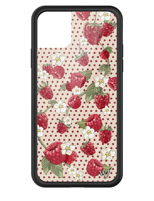 Wildflower Raspberry Polka Dot iPhone 11 Pro Max Case