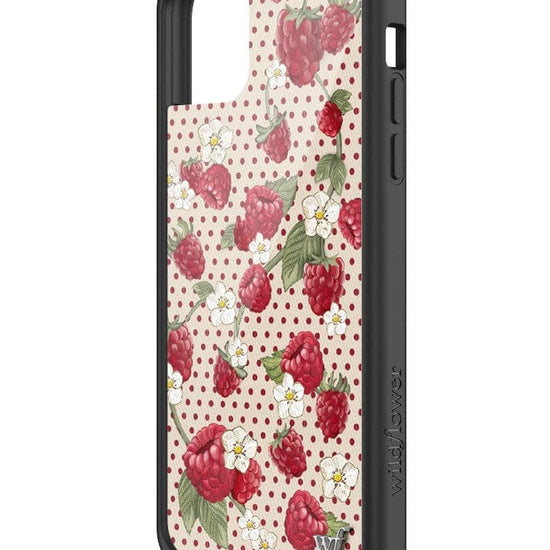 Wildflower Raspberry Polka Dot iPhone 11 Pro Max Case