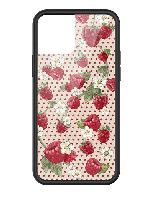 Wildflower Raspberry Polka Dot iPhone 12 / 12 Pro Case