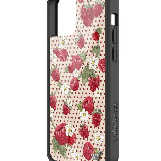 Wildflower Raspberry Polka Dot iPhone 12 / 12 Pro Case