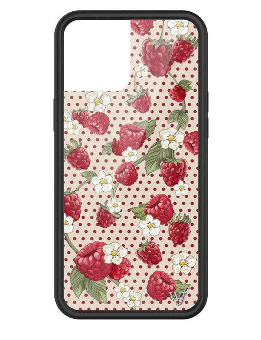 Wildflower Raspberry Polka Dot iPhone 12 Pro Max Case