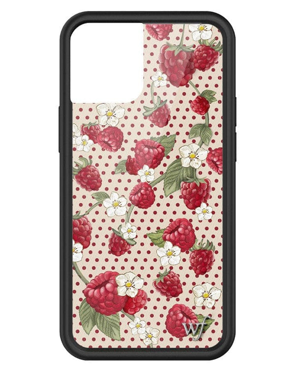 Wildflower Raspberry Polka Dot iPhone 13 Mini Case