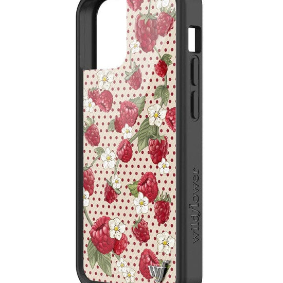 Wildflower Raspberry Polka Dot iPhone 13 Mini Case