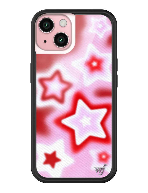 Wildflower iPhone case 15 Red Dream Star Stars Red Cute