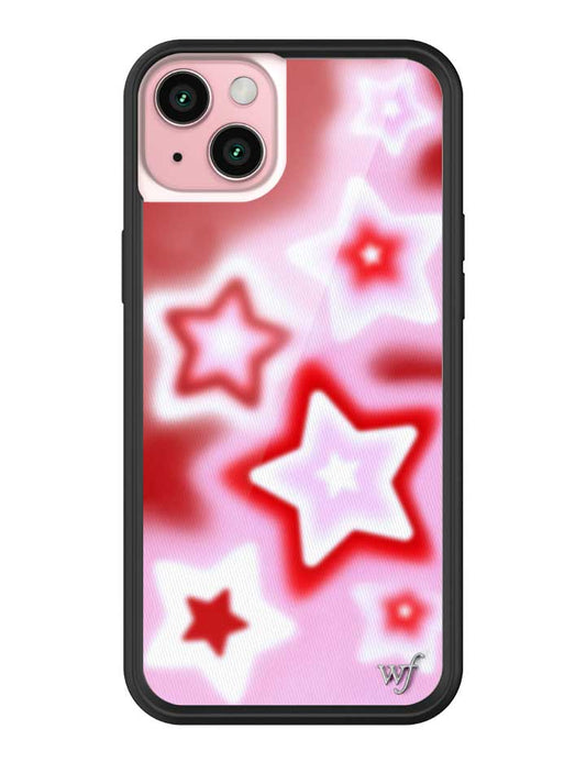 Wildflower iPhone case 15 Plus Red Dream Star Stars Red Cute