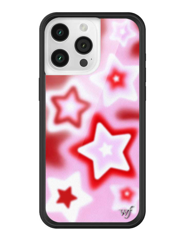 Wildflower iPhone case 15 Pro Max Red Dream Star Stars Red Cute