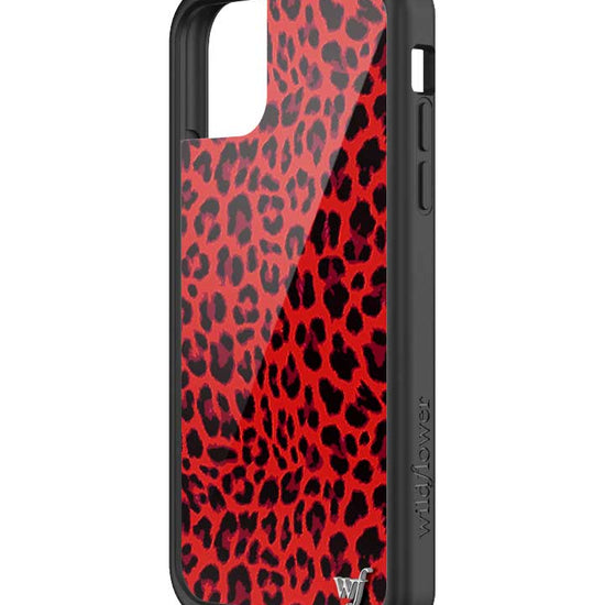 Wildflower iPhone case 11 Red Meow Leopard Cute