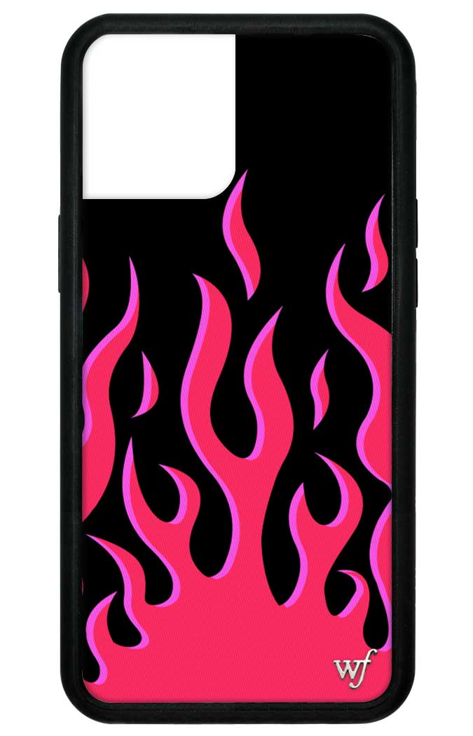 Wildflower Red Flames iPhone 12 Pro Max Case