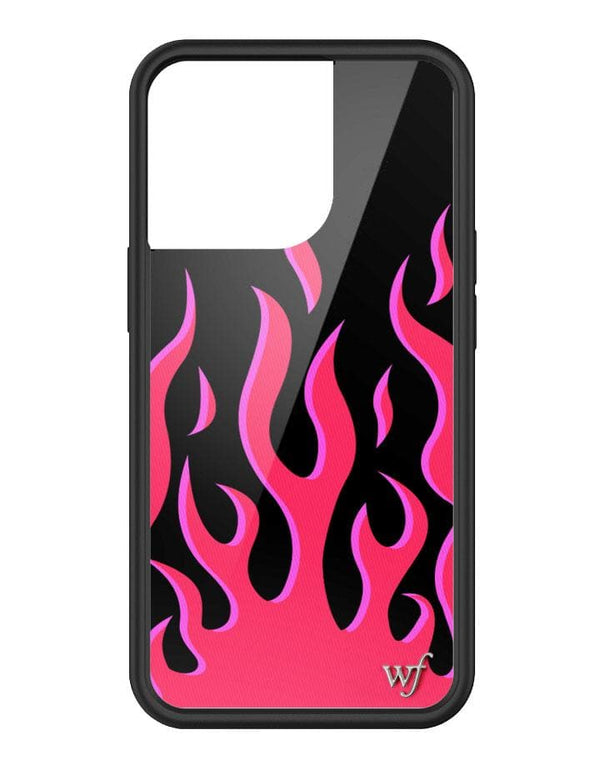 Wildflower Red Flames iPhone 13 Pro Case