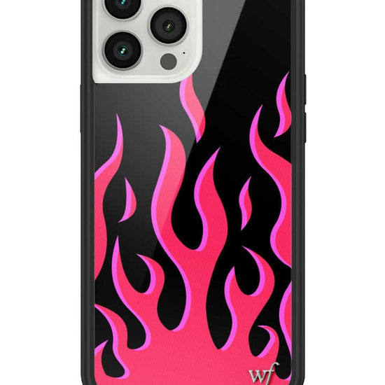 Wildflower Red Flames iPhone 13 Pro Max Case