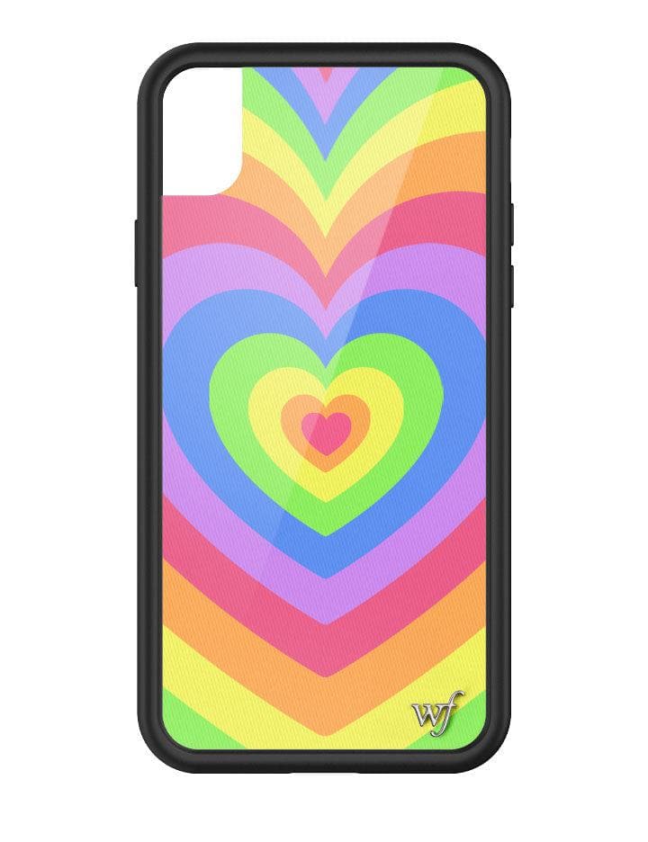 Wildflower Rainbow Latte Love iPhone XR Case