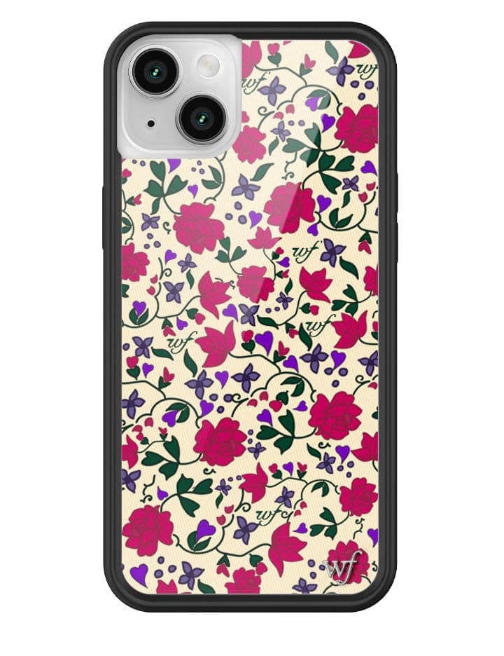 Wildflower Rose Romance iPhone 14 Plus Case