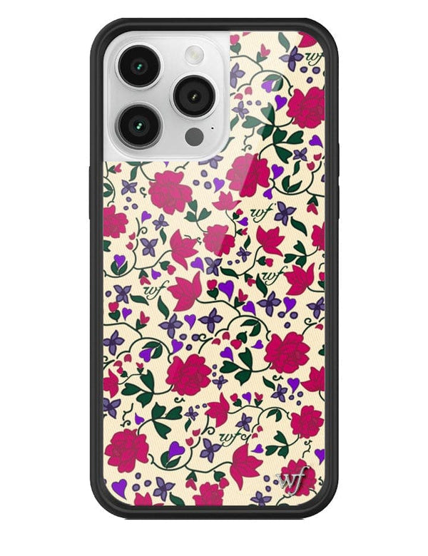 Wildflower Rose Romance iPhone 14 Pro Max Case