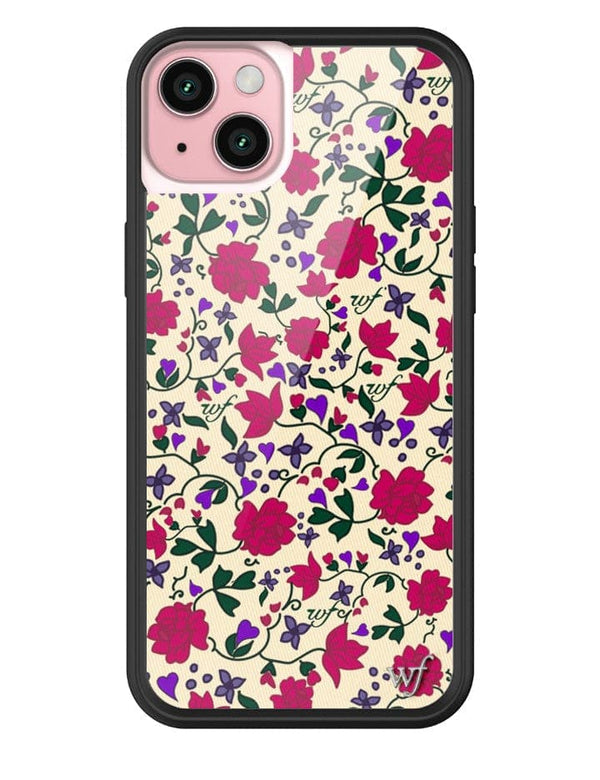 Wildflower Rose Romance iPhone 15 Plus Case