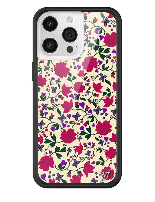 Wildflower Rose Romance iPhone 15 Pro Max Case