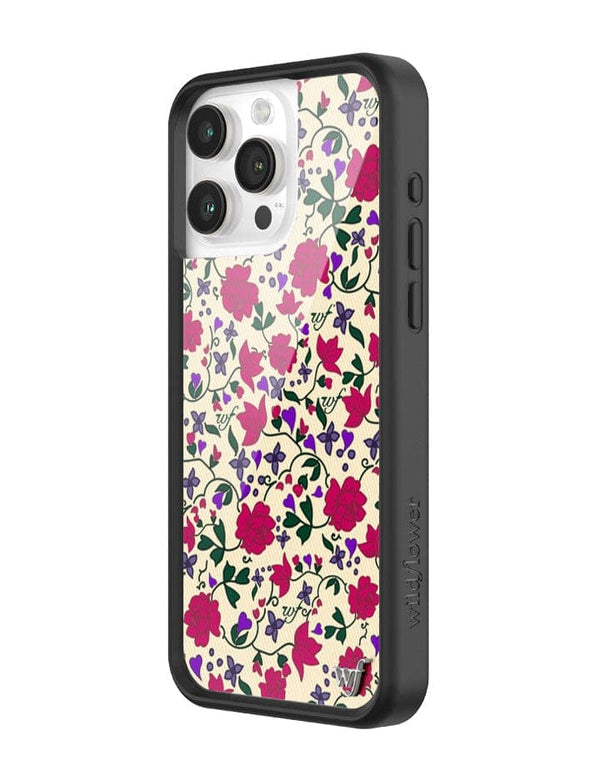 Wildflower Rose Romance iPhone 15 Pro Max Case