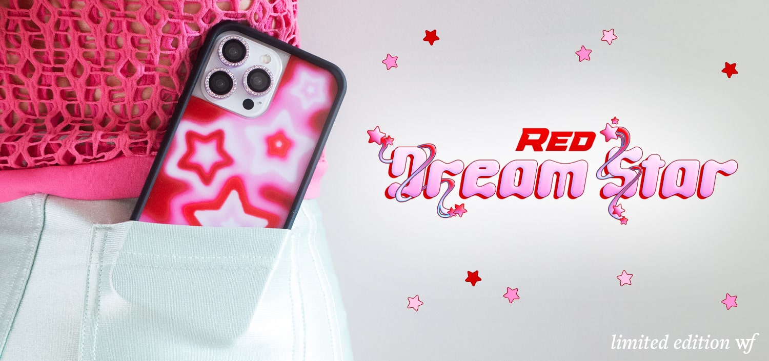 Red Dream Star Wildflower Cases