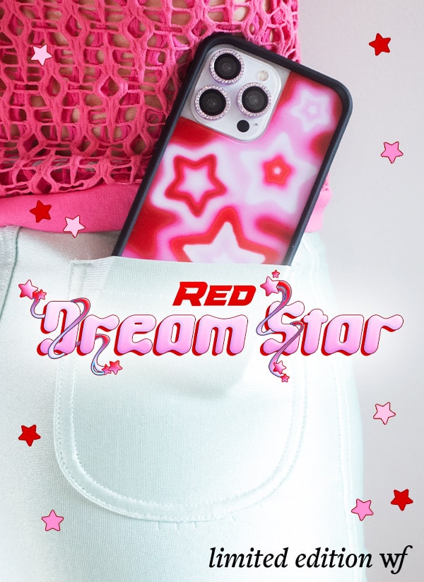 Red Dream Star Wildflower Cases