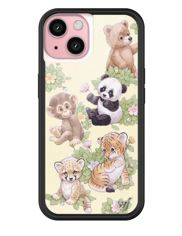 Wildflower Safari Babies iPhone 15 Case