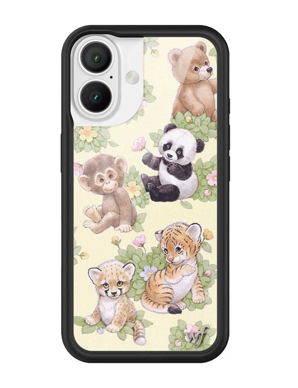 Wildflower Safari Babies iPhone 16 Case