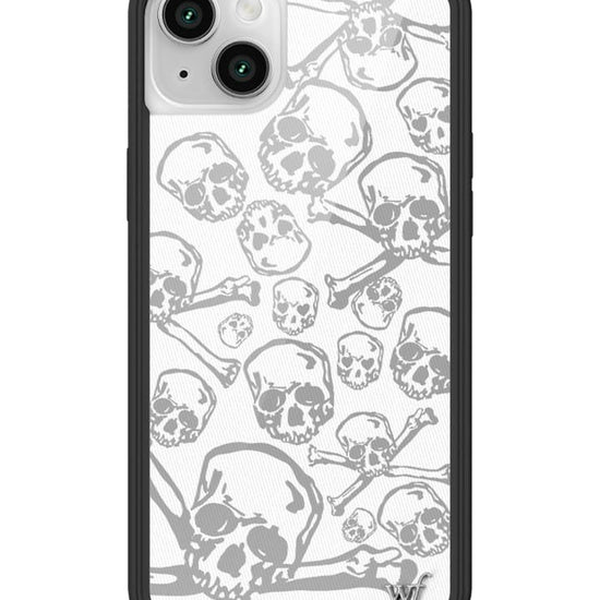 Wildflower Skull Girl iPhone 14 Case