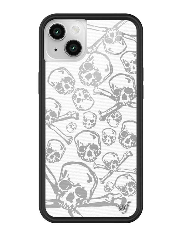 Wildflower Skull Girl iPhone 14 Case