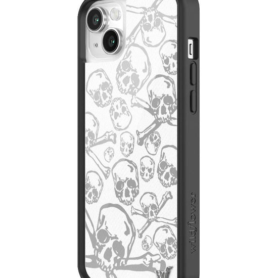 Wildflower Skull Girl iPhone 14 Case