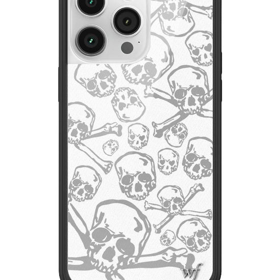 Wildflower Skull Girl iPhone 14 Pro Max Case