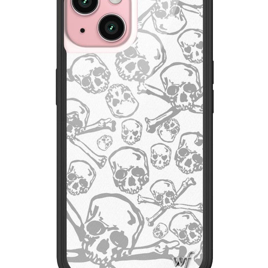 Wildflower Skull Girl iPhone 15 Case